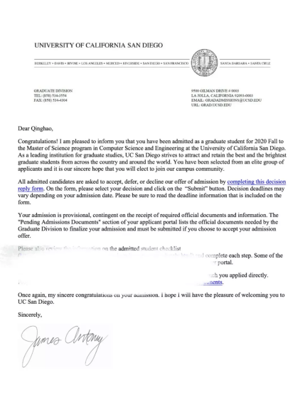 【计算机科研男神】托福105，GRE数学满分，斩获多所世界名校offer，这个小哥哥有点牛-计算机学院