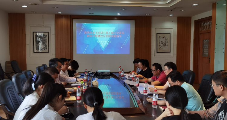 《光明日报》浙江记者站副站长陆健先生来我院调研-计算机学院